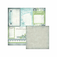 We R Memory Keepers - Winter Frost Collection - 12 x 12 Double Sided Paper - Cards