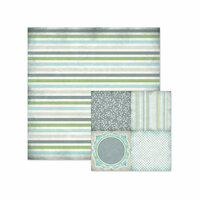 We R Memory Keepers - Winter Frost Collection - 12 x 12 Double Sided Paper - Toboggan
