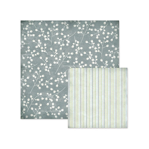 We R Memory Keepers - Winter Frost Collection - 12 x 12 Double Sided Paper - Berries