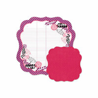 We R Memory Keepers - Crazy For You Collection - 12 x 12 Double Sided Die Cut Paper - Bouquet