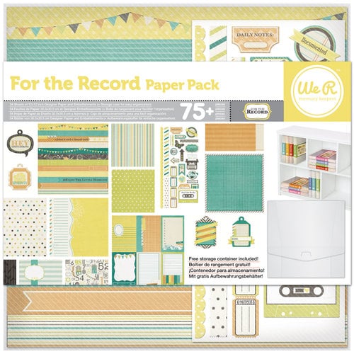 We R Memory Keepers - For the Record Collection - 12 x 12 Paper Pack