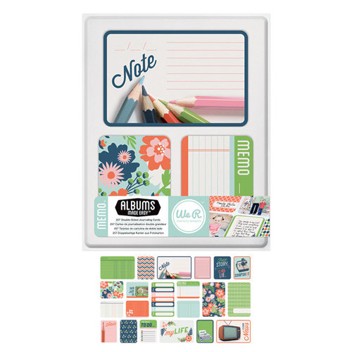 We R Memory Keepers - Albums Made Easy - Journaling Cards - Memo