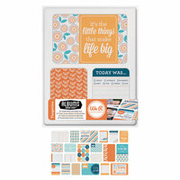 We R Memory Keepers - Albums Made Easy - Journaling Cards - Tangerine