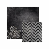 We R Memory Keepers - Chalkboard Collection - 12 x 12 Double Sided Paper - Blackboard