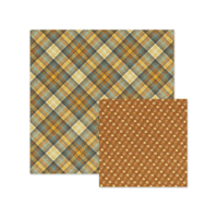 We R Memory Keepers - Harvest Collection - 12 x 12 Double Sided Paper - Country Plaid