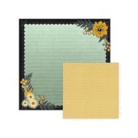 We R Memory Keepers - Harvest Collection - 12 x 12 Double Sided Paper - Floral Spray