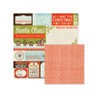 We R Memory Keepers - North Pole Collection - 12 x 12 Double Sided Paper - Noel Notes