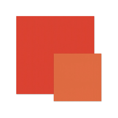 We R Memory Keepers - Notable Collection - 12 x 12 Textured Cardstock - Orange