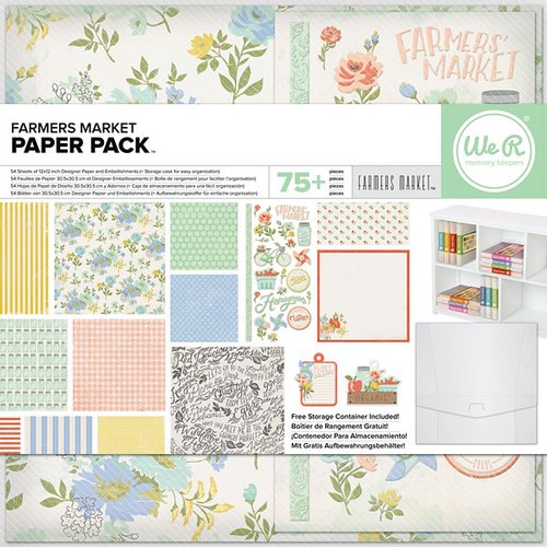We R Memory Keepers - Farmers Market Collection - 12 x 12 Paper Pack