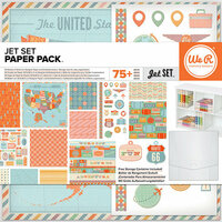 We R Memory Keepers - Jet Set Collection - 12 x 12 Paper Pack