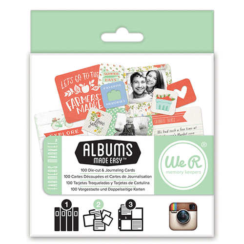 We R Memory Keepers - Albums Made Easy - Instagram Journaling Cards - Farmers Market