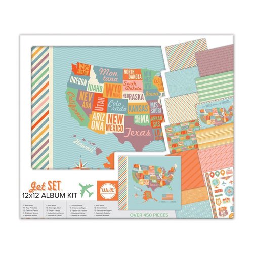 We R Memory Keepers - Jet Set Collection - 12 x 12 Album Kit