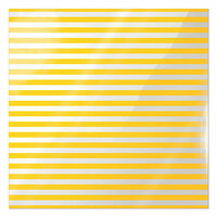 We R Makers - Clearly Bold Collection - 12 x 12 Acetate Paper - Neon Yellow Stripe