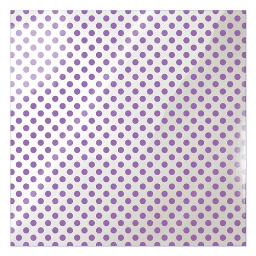 We R Memory Keepers - Clearly Bold Collection - 12 x 12 Acetate Paper - Neon Purple Dot