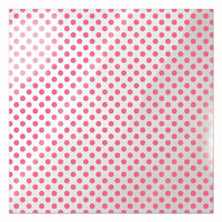 We R Makers - Clearly Bold Collection - 12 x 12 Acetate Paper - Neon Pink Dot