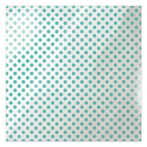 We R Memory Keepers - Clearly Bold Collection - 12 x 12 Acetate Paper - Neon Teal Dot