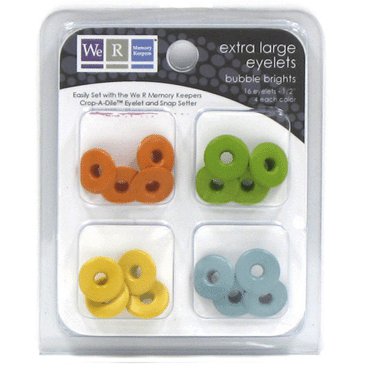 We R Memory Keepers - Eyelets - Extra Large - Bubble Brights