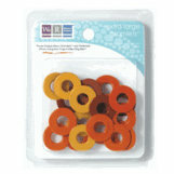 We R Memory Keepers - Extra Large Assorted Gromlets - Oranges, CLEARANCE