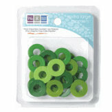 We R Memory Keepers - Extra Large Assorted Gromlets - Greens, CLEARANCE