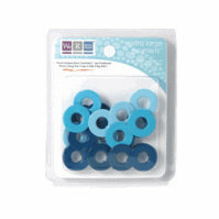 We R Memory Keepers - Extra Large Assorted Gromlets - Blues, CLEARANCE