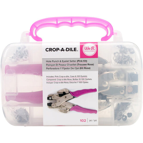 We R Memory Keepers- Crop-A-Dile Eyelet Setter and  