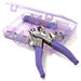 We R Memory Keepers - Crop-A-Dile and Case - Purple - Includes Crop-A-Dile, Case and 400 Eyelets
