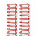 We R Memory Keepers - The Cinch - Binding Wires - 1.25 Inches - Red Hot