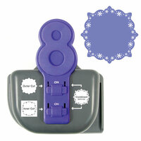 We R Memory Keepers - Lucky 8 Punch - Border and Corner Punch - Snow Globe