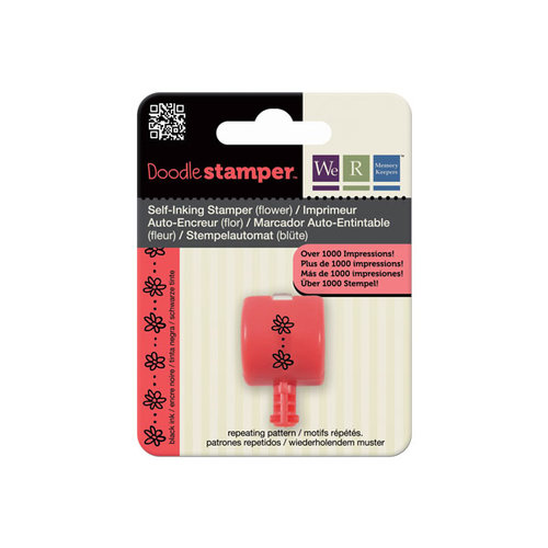 We R Memory Keepers - Doodle Stamper - Stamper Attachment Head - Flower Doodle