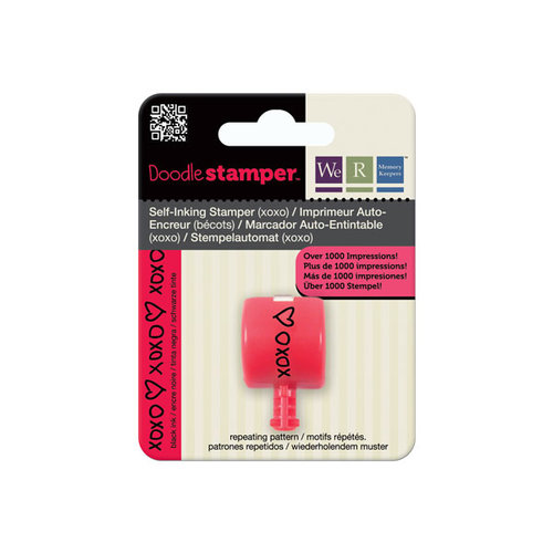 We R Memory Keepers - Doodle Stamper - Stamper Attachment Head - XOXO Doodle