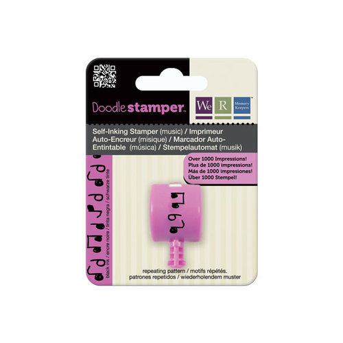 We R Memory Keepers - Doodle Stamper - Stamper Attachment Head - Music Doodle
