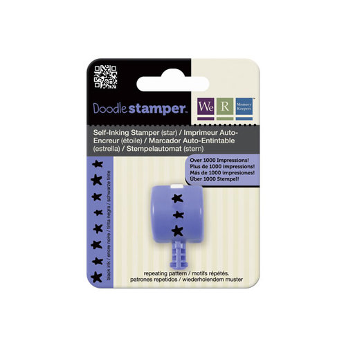 We R Memory Keepers - Doodle Stamper - Stamper Attachment Head - Star Doodle