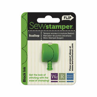 We R Memory Keepers - Sew Stamper - Stamper Attachment Head - Scallop Stitch