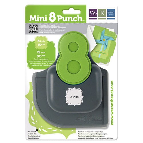 We R Makers - Mini 8 Punch - Border and Corner Punch - Vine