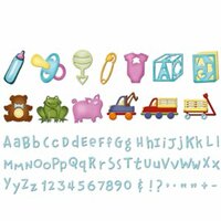 Xyron Personal Cutting System - Design Book - Baby Shapes and Font