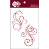 Zva Creative - Self-Adhesive Crystals - Lovely - Red