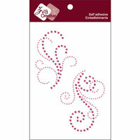 Zva Creative - Self-Adhesive Crystals - Lovely - Pink and Rosy
