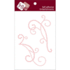 Zva Creative - Self Adhesive Pearls - Flourishes - Pink