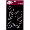 Zva Creative - Self-Adhesive Crystals - Royalty Flourish - Clear