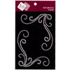 Zva Creative - Self-Adhesive Crystals - Grand Corner Flourish - Clear