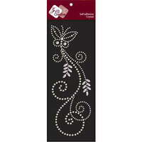 Zva Creative - Self-Adhesive Crystals - Fancy Butterfly - Clear, CLEARANCE