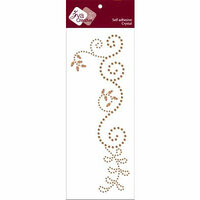 Zva Creative - Self-Adhesive Crystals - Thriving - Champagne, CLEARANCE