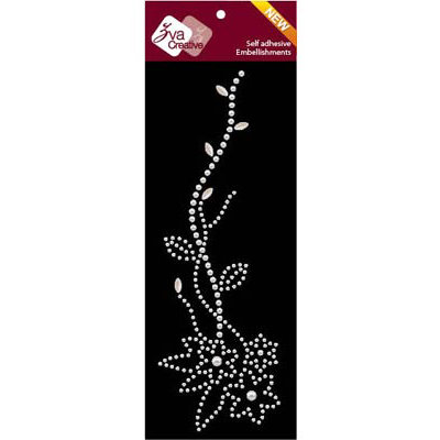 Zva Creative - Self Adhesive Pearls - Lively - White