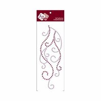 Zva Creative - Self-Adhesive Crystals - Flourish 9 - Grape and Lavender