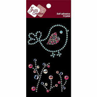 Zva Creative - Self-Adhesive Crystals - Bird and Branches, CLEARANCE