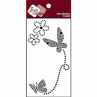 Zva Creative - Self-Adhesive Crystals - Fairy Flutter - Jet, CLEARANCE
