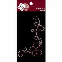 Zva Creative - Self-Adhesive Crystals - Pretty Princess - Pink and Rosy, CLEARANCE
