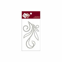 Zva Creative - Self-Adhesive Crystals - Flourish 5 - Smoke