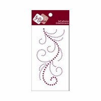 Zva Creative - Self-Adhesive Crystals - Flourish 13 - Grape and Lavender