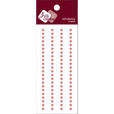 Zva Creative - Self-Adhesive Crystals - Basic Lines - .3 cm - Pink, CLEARANCE